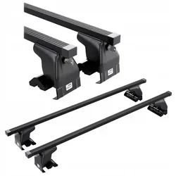 Dachgepäckträger für Ford Maverick 2001-2007 - Universeller 2-Streben-Dachgepäckträger für Ford Maverick (5-Türer, Baujahre 2001-2007). Robuste Konstruktion mit TÜV-zertifizierter Qualität, ideal für den sicheren Transport von Gepäck und Ausrüstung.