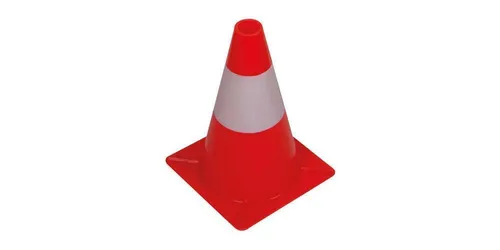 Velleman Verkehrsschild 1190-30 - Pylone 210x210x300 mm, langlebig aus PVC, ideal für Sicherheit im Straßenverkehr