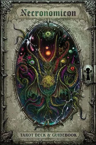 Necronomicon Tarot Deck and Guidebook - Einzigartiges Tarot-Set mit 78 Karten, ideal für Tarot-Liebhaber und Einsteiger, um tiefere Einsichten zu gewinnen.