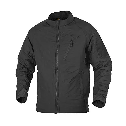 Helikon-Tex Wolfhound Jacke - Climashield Apex 67g - Schwarz - Funktionsjacke mit Climashield Apex Isolierung, bietet hervorragende Wärmeeigenschaften und hohe Atmungsaktivität für Outdoor-Enthusiasten, ideal für alle Jahreszeiten.