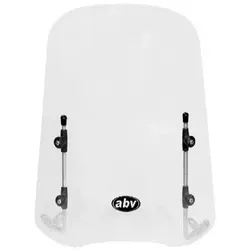 Uzman Fahrrad-Windschild 60 cm - Motorradzubehör mit 60 cm Höhe, bietet optimalen Windschutz für eine angenehme Fahrt, einfache Montage gemäß Handbuch.