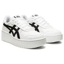 ASICS Damen Japan S Pf Sneaker - Weiß, 39.5 EU - Damen-Sneaker mit Plateausohle und Hologramm-Logo für optimalen Komfort und Dämpfung bei jedem Schritt.