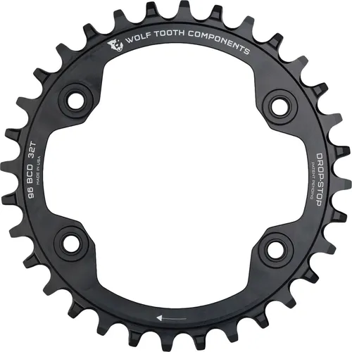 Wolf Tooth Shimano XTR M9000 Kettenblatt, 96 BCD, 32 Z., schwarz (XTR9632) - Hochwertiges Kettenblatt für Shimano XTR M9000, 96 BCD, 32 Zähne. Ideal für präzise Schaltvorgänge und langlebige Leistung im Radsport.