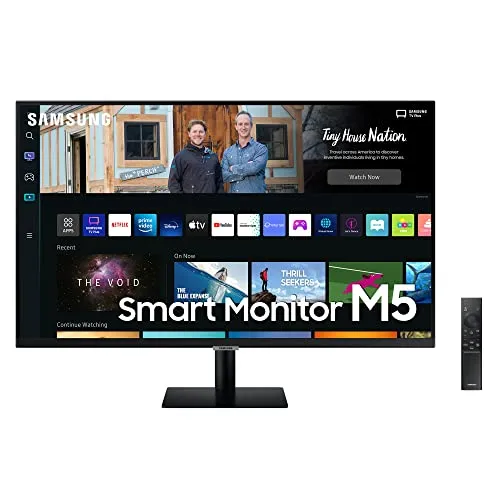 Samsung M5 S27BM500EU - 27 Zoll Full HD Smart Monitor, WLAN-Konnektivität und Picture-in-Picture für optimales Multitasking