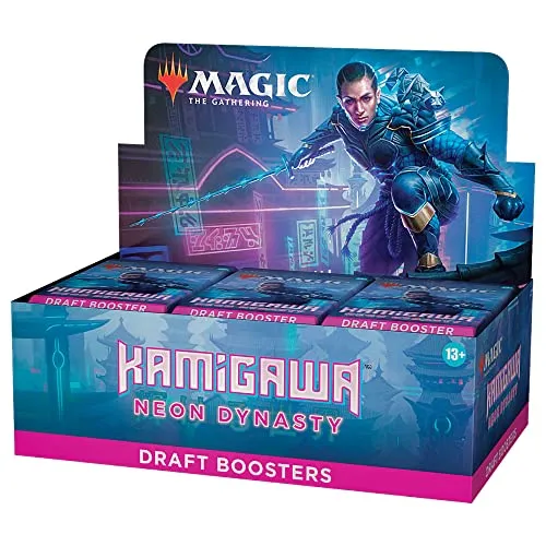 Kamigawa Neon Dynasty Draft Booster Display - Magic the Gathering - TCG OVP Displays mit 36 Booster Packungen für spannende Magic: the Gathering Spiele, ideal für Sammler und Spieler ab 13 Jahren.