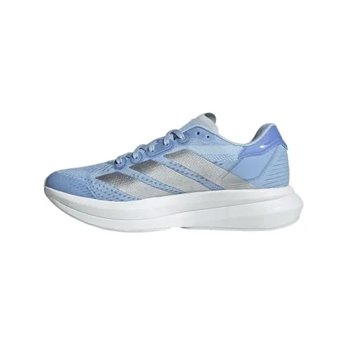 adidas Damen Duramo Speed 2 Running Shoes - Laufschuhe mit Lightstrike Dämpfung und Gummiaußensohle, ideal für jeden Untergrund. Hergestellt aus mindestens 20 % recycelten Materialien für nachhaltigen Komfort.