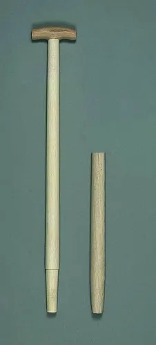 Löffert Spatenstiel aus Esche mit Krücke, gerade, 100 cm; 405374