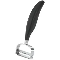 Gefu Schäler Striscia, ergonomischer Griff, 15 cm, Küchenhelfer - Der Gefu Schäler 'Striscia' ermöglicht müheloses Schälen von Gemüse. Mit seinem ergonomischen Griff und der hochwertigen Verarbeitung ist er der ideale Küchenhelfer für stressfreies Kochen.