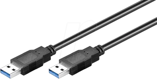 GOOBAY 95717 - USB 5 Gb/s Kabel, A Stecker auf A Stecker, 1,0 m