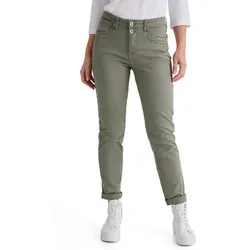 Stooker Women DAVOS COLOUR DENIM Boyfriend-Jeans 46 (Länge 28) in Green Tea - Die Stooker Boyfriend-Jeans DAVOS überzeugt mit einem modernen Schnitt und bequemen Powerstretch. Ideal für lässige Outfits und den täglichen Gebrauch. Perfekt kombinierbar mit sportiven Oberteilen.