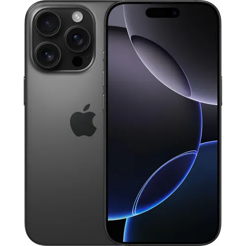 Apple iPhone 16 Pro (256 GB, Black Titanium, 6.30", SIM + eSIM, 48 Mpx, 5G) (MYNH3QL/A)