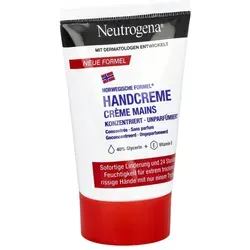 Neutrogena Handcreme konzentriert unparfümiert - Handcreme für sehr trockene Hände mit 40% Glycerin, bietet sofortige Feuchtigkeit und schützt die Hautbarriere, ideal auch für empfindliche Haut.
