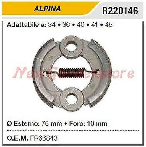 Kupplung Alpina für Decespugliaore 34 36 40 41 45 R220146