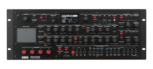 Korg modwave module Digitaler Synthesizer - Synthesizer & Soundmodule - 60-stimmiger Wavetable-Synthesizer mit über 200 Wellenformen, 12 Filtertypen und umfangreichen Modulationsmöglichkeiten für kreative Klanggestaltung.