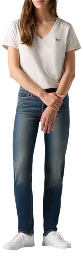 Levi's Damen 312 Shaping Slim Jeans, Working Late, 28W/30L - Damen-Jeanshose mit integriertem Baucheinsatz für einen flachen Bauch und perfekten Sitz. Stellar Stretch sorgt für optimale Bewegungsfreiheit und Formstabilität, während recyceltes Wasser die Umwelt schont.