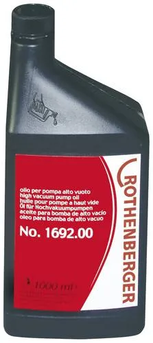Rothenberger 169200 Mineralöl 1l - Körperöle - Hochwertiges Mineralöl zur optimalen Schmierung von Vakuumpumpen, ideal für Kälte- und Klimaanlagen sowie Wärmepumpen.
