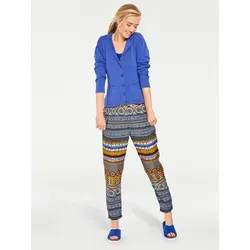 heine Strickjacke Feinstrickjacke blau 44