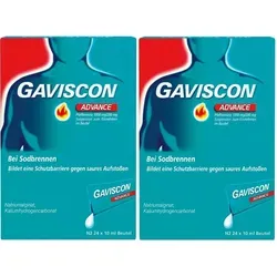 GAVISCON ADVANCE Beutel Doppelpack 2X240 ml Suspension
