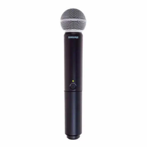 Shure BLX2/SM58-S8 Handsender - Drahtlos Einzelkomponenten, SM58 Kapsel für herausragende Stimmwiedergabe, ideal für Live-Performances und Veranstaltungen.