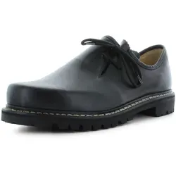 Pfronten Rindleder schwarz, überbreite Haferlschuhe, Gr. 8.5 UK / 42.5 EU