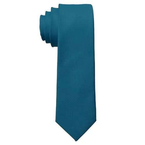 MASADA Herren-Krawatte von Hand gefertigt & sorgfältig verarbeitet 6 cm breit Azure-Blau