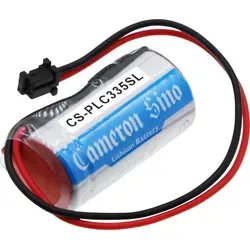 TECHTEK Akku Kompatibel mit [Mitsubishi] CR17335SE-R, ER2/3A, GT15-BAT, Q02CPU, Q02HCPU, Q06HCPU, Q12HCPU, Q12PHCPU, Q12PRHCPU, Q170HBATC, Q172HCPU, - Blau