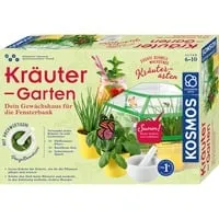Kräuter-Garten Experimentierkasten für Kinder - Entdecke die Welt der Pflanzen mit diesem spannenden Experimentierkasten, ideal für Kinder von 6 bis 10 Jahren. Fördert das biologische Verständnis und die Freude am Gärtnern.