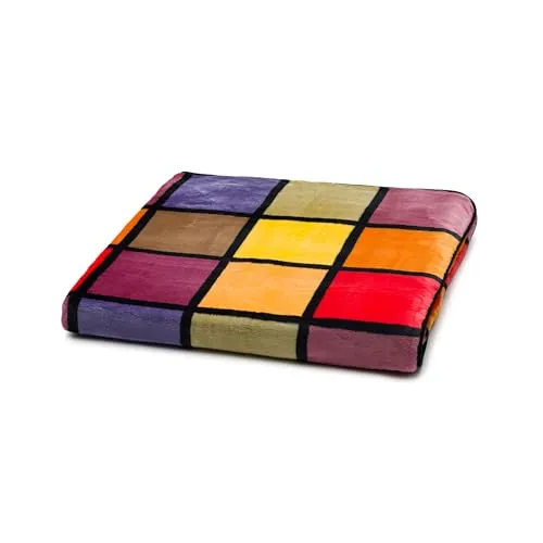 Gözze Wohndecke Antigua, Karo Kuscheldecke 150x200 cm - Bettdecken in modernem Karo-Design, aus 100% Polyester, pflegeleicht und trocknergeeignet, ideal für kuschelige Abende.