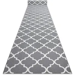 rugsX Läufer, Grau, Textil, Rechteckig, 100x440 cm, Teppiche & Böden, Teppiche, Teppichläufer