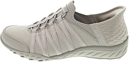Skechers Damen Breathe Easy-Roll with Me Sneakers, Taupe Ripstop/Knit, 39 EU - Leichte und bequeme Sneakers für Damen, ideal für den täglichen Gebrauch und mit atmungsaktivem Obermaterial für optimalen Komfort.