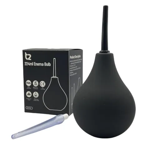 T2 224 ml- Analdusche Männer & Frauen 224ml, Irrigator zur Darmreinigung.Einlaufset für Darmeinlauf, Klysma, Klistier, Intimdusche, Vaginaldusche.