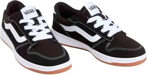 Vans Damen Ryland Ls Sneaker - Suede/Canvas Black/White, 38 EU - Damen-Sneaker mit gepolstertem Knöchelkragen für Premium-Komfort, ideal für jeden Anlass. Perfekte Mischung aus klassischem Design und modernem Stil.
