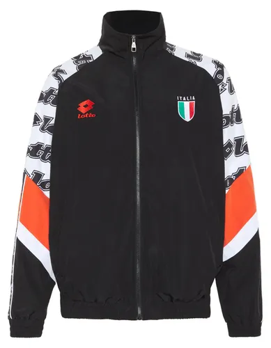 Lotto Herren Trainingsjacke Loose Fit 1325017 Schwarz - L - Sportliche Herren Trainingsjacke mit Loose Fit für optimale Bewegungsfreiheit. Ideal für Training und Freizeit, sorgt das leichte Material für hohen Tragekomfort. Kombinierbar mit verschiedenen Outfits – für aktive Tage.