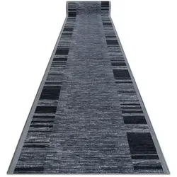 rugsX Grau Freiform Läufer 110x270 cm - Eleganter grau Teppichläufer aus hochwertigem Textil in Freiform, ideal für jeden Raum. Verleiht Ihrem Zuhause eine stilvolle Note und sorgt für eine gemütliche Atmosphäre.