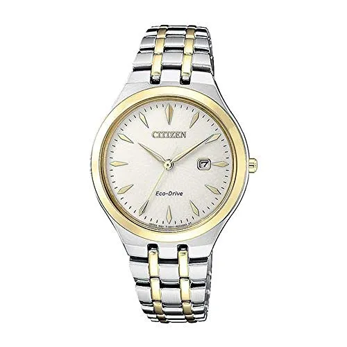 Citizen Damen Analog Solar Uhr EW2494-89B - Armbanduhren für Damen mit Eco-Drive Technologie, die selbst bei schwachem Licht auflädt und über sechs Monate ohne Batteriewechsel läuft – umweltfreundlich und praktisch.