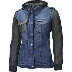 Held Biker Fashion Motorradjacke Petrol Damen - Stylische Motorrad Textiljacke mit D3O® Ghost Protektoren für Sicherheit und Komfort, ideal für Städte-Trips bei heiterem Wetter.