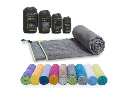 LightDry Reisehandtuch LightDry Reisehandtuch – Leichtes Mikrofaser-Sport und Strandhandtuch, Sport, Strand & Badehandtuch