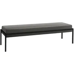 Hasena »Pato« Bank Pace grey - Elegante Bank aus hochwertigem, lackiertem Stahl mit edlen Bezugsstoffen. Ideal für stilvolle Innenräume und bietet Komfort sowie Stabilität. Verleihen Sie Ihrem Zuhause einen Hauch von Luxus!