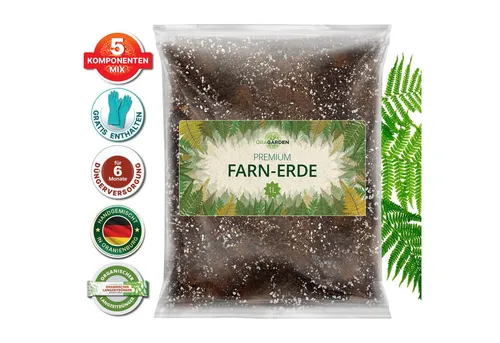 OraGarden Gartenbau-Substrat Farn Erde, mit Wurmhumus