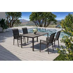 KETTLER Garten-Essgruppe Exklusivmodell BasicPlus 2026 - Elegante Garten-Essgruppe für stilvolle Outdoor-Momente. Hochwertige Materialien und durchdachte Konstruktion sorgen für Komfort und Langlebigkeit auf Terrasse, Balkon oder im Garten.