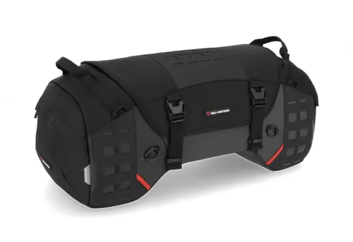 SW-Motech PRO Travelbag Hecktasche 65L - Schwarz/Anthrazit - Leder & Satteltaschen mit 1680D Ballistic Nylon, rutschfester Unterseite und umfangreicher Innen- und Außentaschen für optimalen Stauraum.