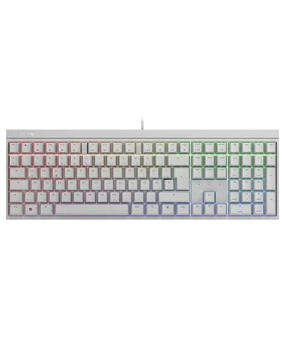 CHERRY MX 3.0S Wireless - Kabellose mechanische Gaming-Tastatur mit RGB-Beleuchtung, flexibler Triple-Mode-Connection und MX RED Switches für schnelles Gaming