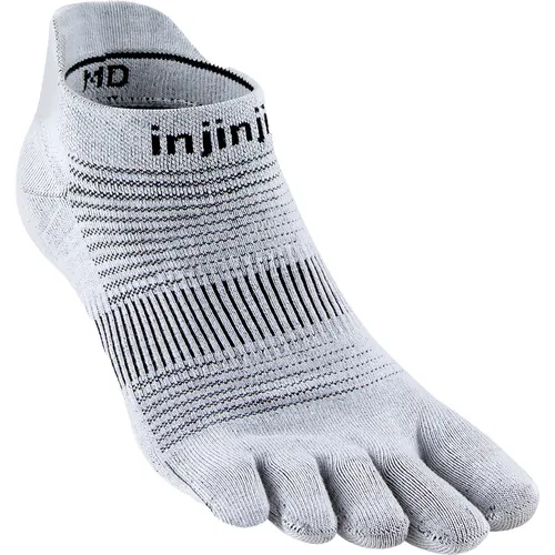 Injinji Run Original Weight No-Show Socken (Größe 40.5 , grau)