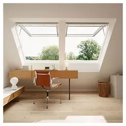 VELUX Elektro Klapp-Schwing-Fenster INTEGRA® GPU 007021, 78x118 cm - Das VELUX Elektro-Klapp-Schwingfenster bietet einen großen Öffnungswinkel und einfache Bedienung. Ideal für schnellen Zugang und unkomplizierte Montage von Innenfutter und Sonnenschutz. Pflegeleicht und mit erhöhtem Wetterschutz.