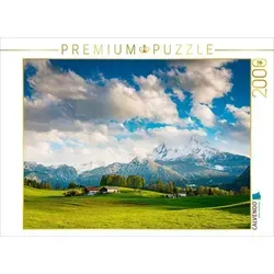 CALVENDO Puzzle Watzmann im Frühling 2000 Teile Lege-Größe 90x67cm Foto-Puzzle für glückliche Stunden