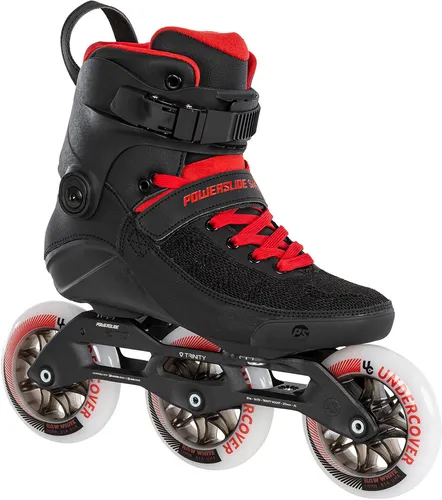 POWERSLIDE SWELL BLACK FIRE 110 Inline Skate 2025 - 41 - Fitness Skates mit anatomisch geformter Schale und Memory-Schaum für überlegenen Komfort. Ideal für intensives Fitnesstraining und hohe Stabilität dank TRINITY-Halterung und hochwertigen Materialien.