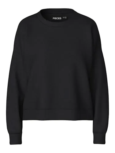 PIECES Pcchilli Ls Sweat Noos Bc - Damen Sweatshirt mit lässigem Schnitt, perfekt für einen entspannten Look und hohen Tragekomfort.