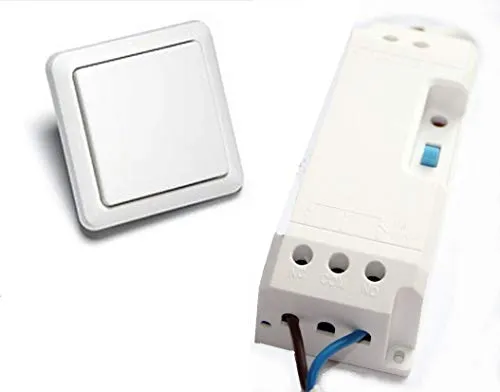 WeBaSo Intertechno YWT-8500 Funk-Türöffner-Modul - Funk-Wandsender für kabellose Türöffnung – Bequemes Öffnen von Türen bis 50 Meter Reichweite, ideal für Zuhause, Büro und für Menschen mit Mobilitätseinschränkungen.