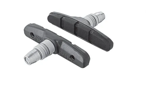 Shimano M70T4 Fahrrad-Bremsbeläge - V-Brake Bremsbeläge, organisch, geräuscharm mit hoher Bremsleistung bei Trockenheit und Nässe, ideal für verschiedene Shimano Felgenbremsen.