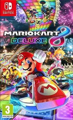 Mario Kart 8 Deluxe für Nintendo Switch - Rasante Rennaction mit neuen Charakteren und Strecken, ideal für spannende Multiplayer-Partien mit bis zu 8 Spielern!